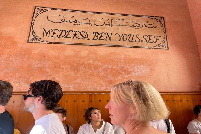 Marrakech: Bahia Palace, Madrasa Ben Youssef & Secret Garden Private Tour & Medina Pickup