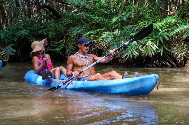 Quepos: Kajaktocht in de mangroven bij het Manuel Antonio Park
