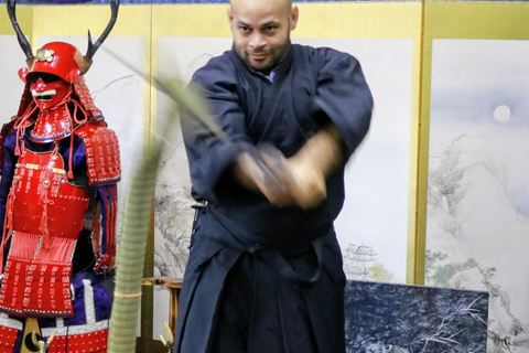 Osaka: Learn Bushido - Trial Slashing with Samurai Sword Trial slashing in Bushido with Samurai Sword real sharpnes