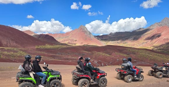 From cusco: Rainbow Mountain ATV Tour with minimal hiking