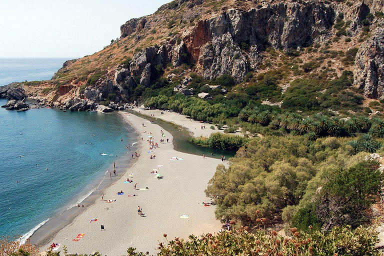 Rethymno: Private tour to Preveli Beach & Spili Village
