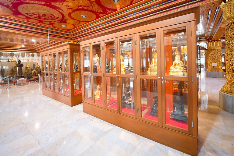 Bangkok: Big Buddha & Canal Longtail Boat Sightseeing Tour Join In Day Tour