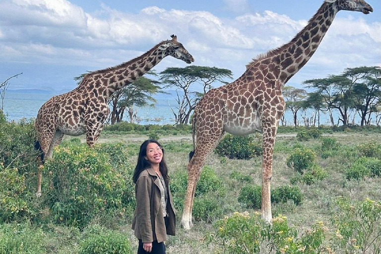 Nairobi: Crescent Island Walking Safari and Lake Naivasha Shared: Crescent Island and Lake Naivasha without Entry Fee