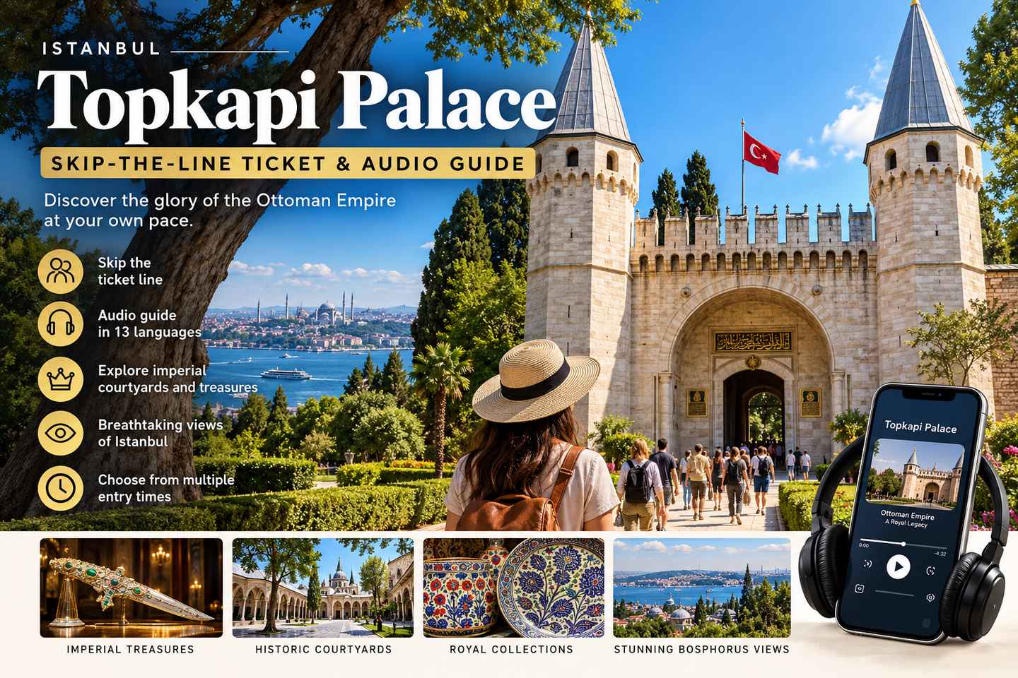 Istanbul: Topkapi Palace Skip-the-Line Ticket & Audio Guide - Istanbul: Topkapi Palace Ticket with Audio Guide