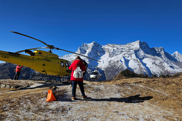 Everest Base Camp Helicopter Tour with Landings from KTM