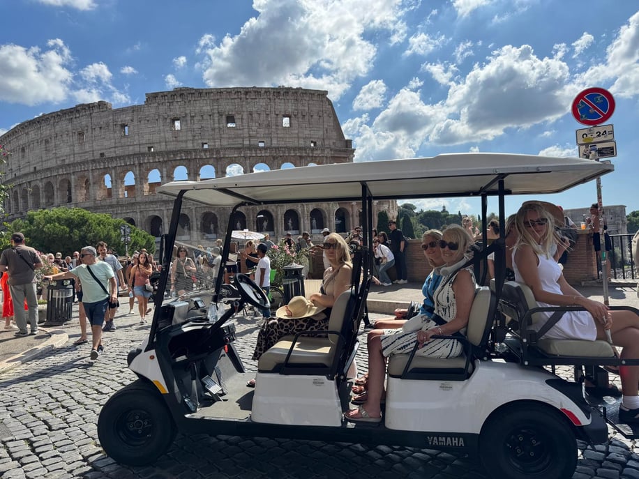 Rom: 3-stündige private Golfcart-Tour mit kulinarischer Verkostung inklusive Rom: 3-stündige ...