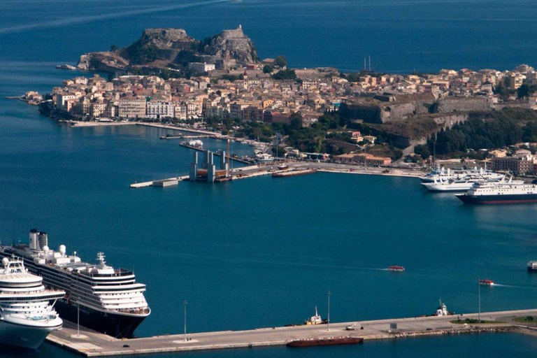 Shore Excursion-3 hours Private Yacht Cruise to Corfu IslandYacht Hopping - From Cruise Ship to Private Yacht Experience