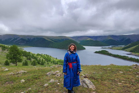 Unterkunft bei einer Nomadenfamilie in der Provinz Arkhangai