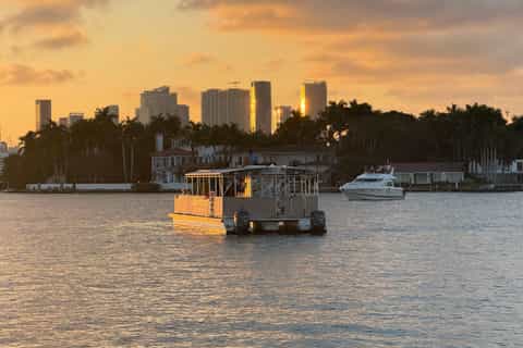 Miami : croisière au coucher du soleil avec demeures de célébrités et skyline
