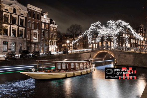 Amsterdam: Light Festival All Inclusive Canal Cruise