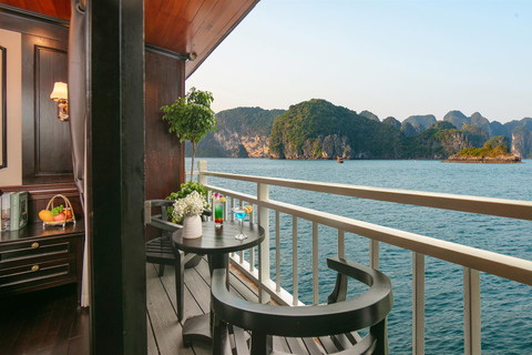 Hanoi: Halong Bay 2-Day Cruise with Arcady Boutique Cruise Package 2D1N from Hanoi Old Quarter
