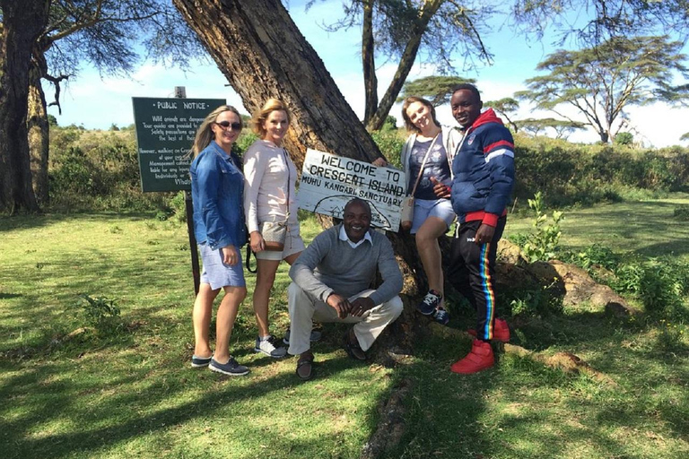 Nairobi: Crescent Island Walking Safari and Lake Naivasha Shared: Crescent Island and Lake Naivasha without Entry Fee