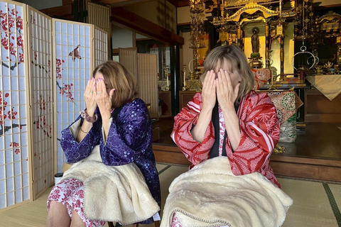 Tempio di Osaka: massaggio, meditazione Zen ed esperienza Matcha/120Tempio di Osaka: massaggio, meditazione zen ed esperienza con il tè matcha/120