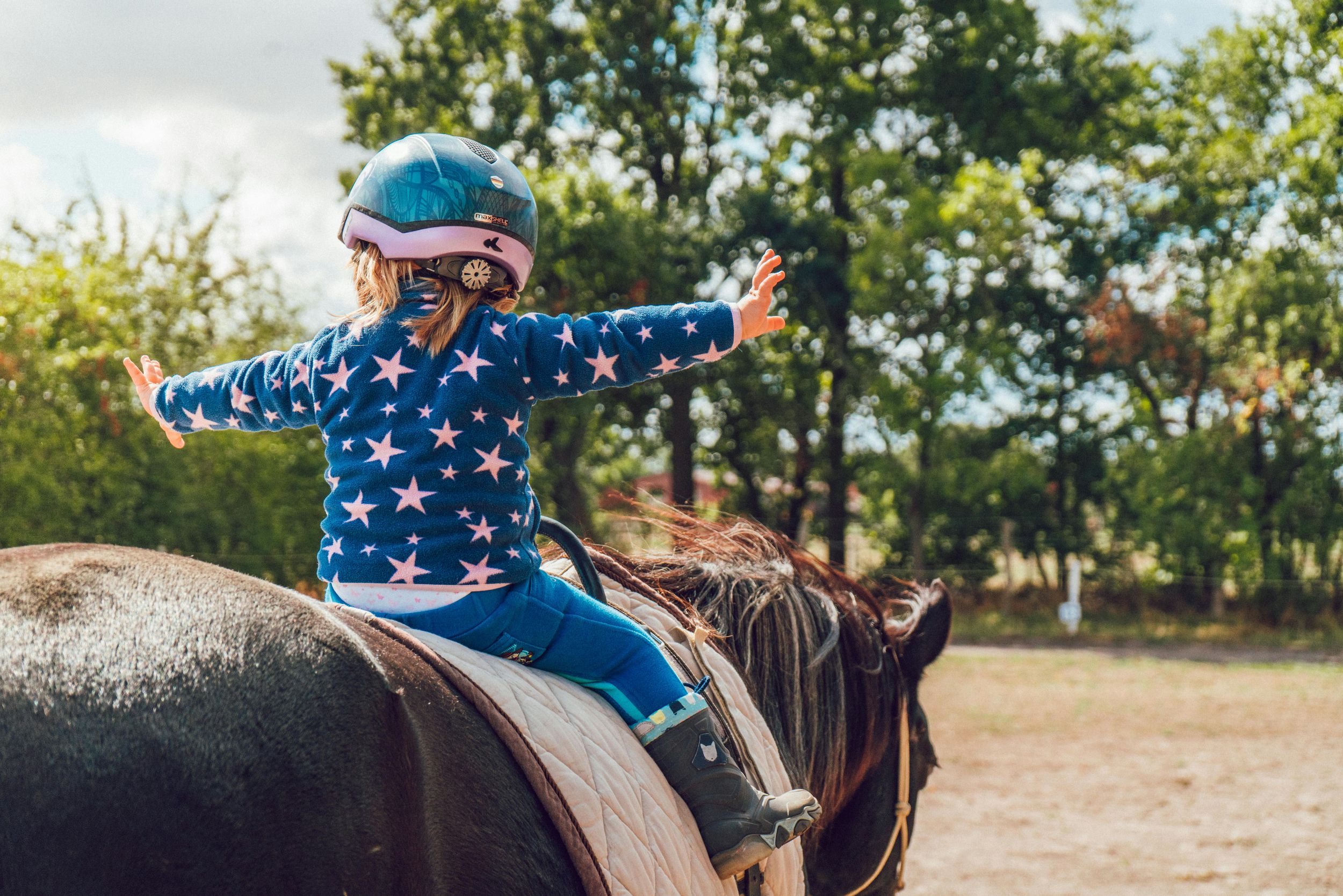 Feldkirch, Österreich: Geführter Ponyritt für Kinder