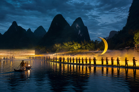 YangShuo: Impression Liu Sanjie Show Ticket with Options A2 President VIP | Tea Break, Drinks & Premium View