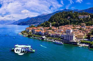 Ab Mailand: Bootstour auf dem Comer See mit Besuchen in Como und Bellagio