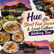 Hue Street Food Walking Tour with Dong Ba Market, Local Life