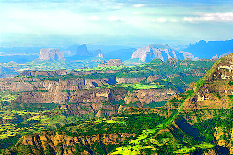 4-dniowa wycieczka trekkingowa w góry Simien.4 dni trekkingu w górach Simien.