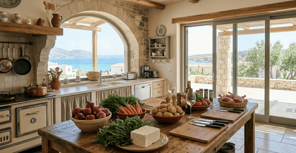 Chania: Private Cretan Cooking Class at Your Villa