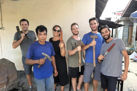 Taller de bricolaje con cuchillos laosianos