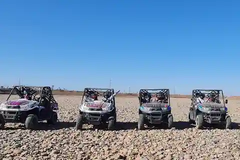 Buggy ride at the Palm Grove and Desert with swimming pool