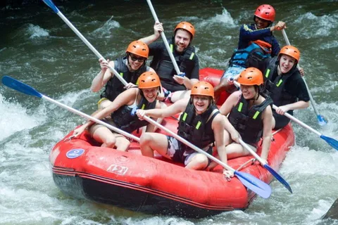 Bali: Błękitna Laguna Snorkeling Tour z Ayung River Rafting