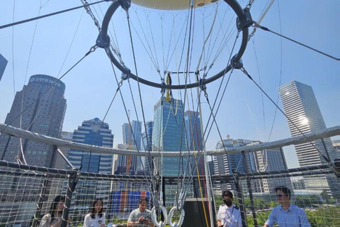 Seoul: Private Night Balloon Experience with Hongdae night Seoul Nightlife: Yeouido Balloon, Han River, Hongdae/Itaewon