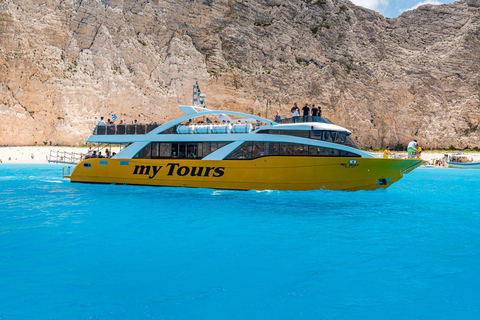 MyTours - Zakynthos: Shipwreck Beach & Blue Caves Boat Tour