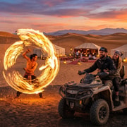 Agafay Desert Quad Bike Camel Ride Sunset Dinner Show