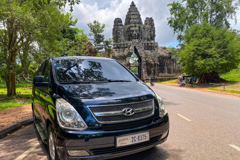 Prywatny transfer z Bangkoku do Siem Reap samochodem - minivanem