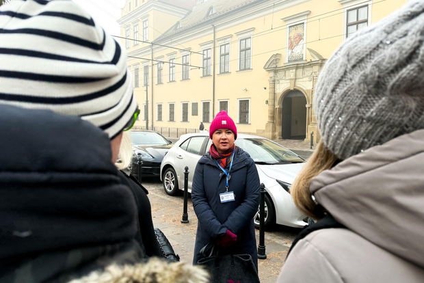 Wawel-slottet, katedralen, Gamla stan och Mariakyrkan