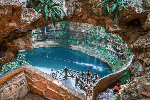 Cenote Chichen Itza com taxas de entrada incluídas e ValladolidPreço para estrangeiros, incluindo a taxa de entrada