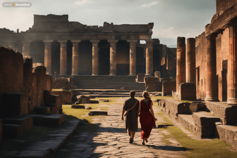 Traslado de Nápoles a Amalfi vía Pompeya 2h o viceversaTraslado de Amalfi a Roma vía Pompeya 2 horas