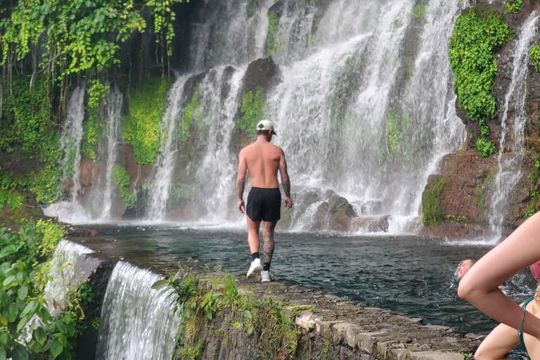 From San Salvador: Juayua Waterfalls Hike and Swimming pool