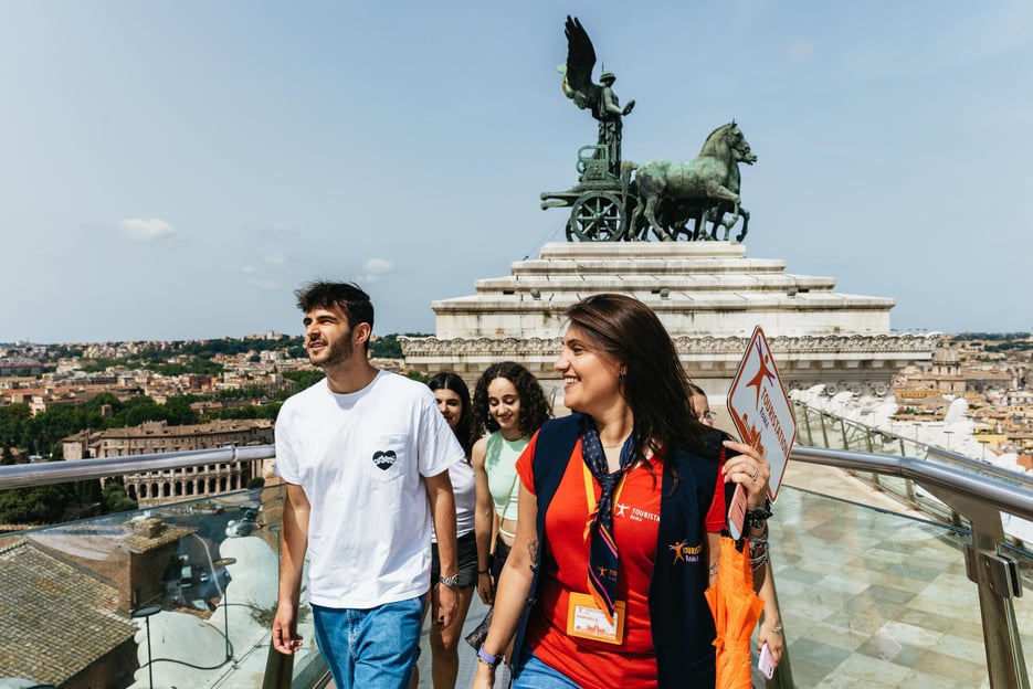 Rome : Billet pour l&#039;ascenseur panoramique en verre avec application audio