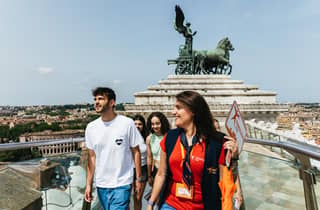 Altare della Patria (Vittoriano): ascensore e vista dal tetto