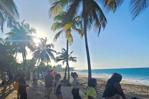 San Juan : Cours de salsa au coucher du soleil sur la plage