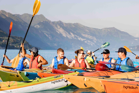 Interlaken: Kajaktocht op het turquoise BrienzmeerInterlaken: kajaktocht op het turkooizen meer van Brienz