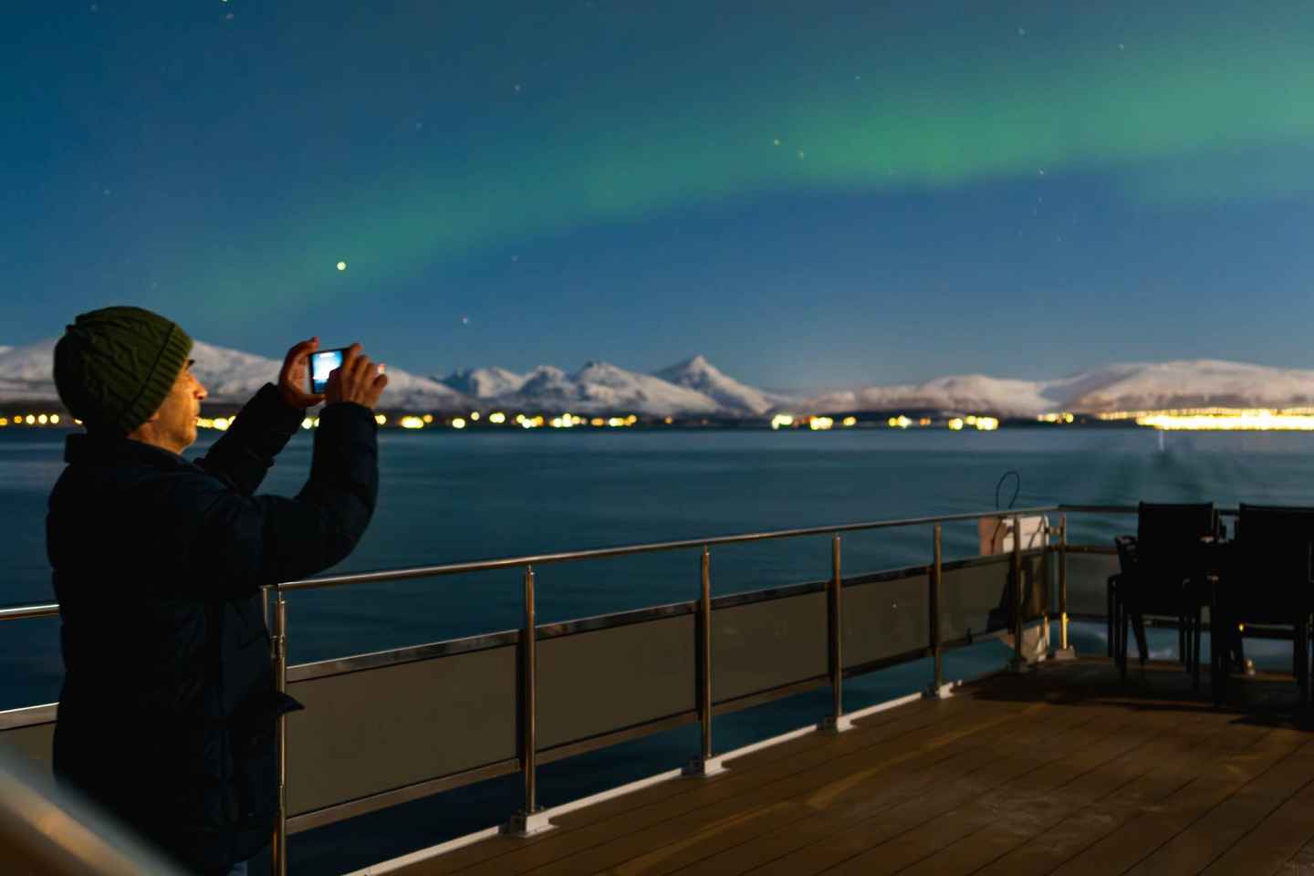 Tromsø: Electric Northern Lights Cruise