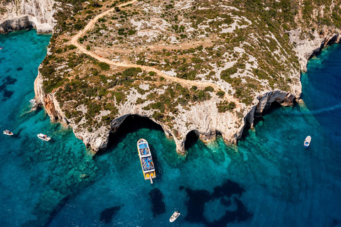 MyTours - Zakynthos: Shipwreck Beach & Blue Caves Boat Tour