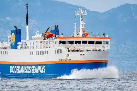 Rhodes Town: Ferry Journey between Rhodes and Symi