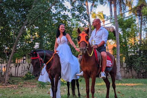 Gili Meno: 1 Stunde Reiten am Strand mit Hoteltransfer