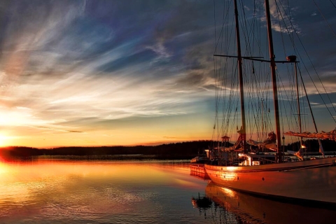 Bodrum : visite privée en bateau au coucher du soleil avec dînerBodrum : Excursion privée en bateau au coucher du soleil avec dîner facultatif