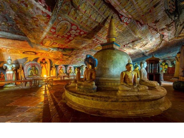 Visit From Bentota Sigiriya Rock Fortress & Dambulla Cave Temple in Dambulla, Sri Lanka