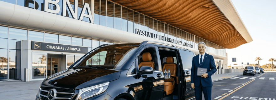 Nashville: transfer particular entre Aeroporto BNA e centro da cidade
