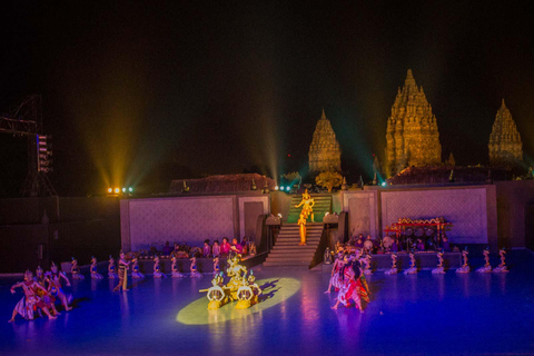 yogyakarta: tramonto del tempio di prambanan e balletto di ramayana