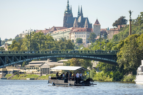 Prag: Private Radboot-Flussfahrt mit Bier oder ProseccoPrag: Private Radboot-Flussfahrt mit Prosecco