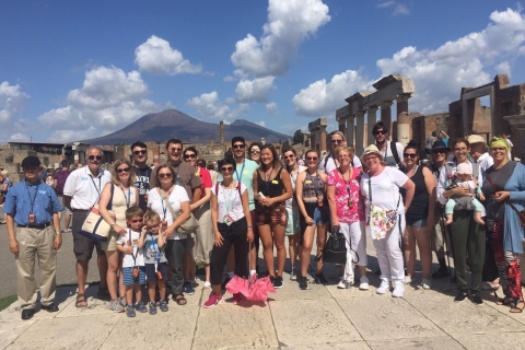 Vanuit Napels: halve dagtour naar de ruïnes van PompeiiTour in het Engels/Spaans/Italiaans - Max van 8 deelnemers