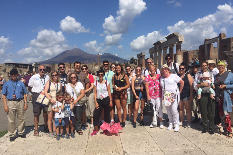 Depuis Naples : visite des ruines de Pompéi, 1 demi-journéeVisite en anglais/espagnol/italien - Max de 8 participants