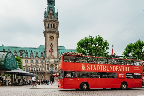 Hamburg: Kombiticket für den Hop-On/Hop-Off-Bus & BootsfahrtKombiticket: Hop-On/Hop-Off-Tour & 1-stündige Hafenrundfahrt